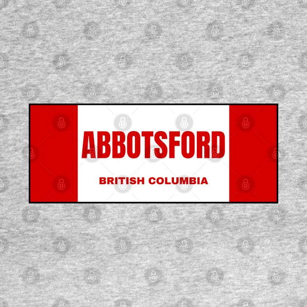 Abbotsford City in Canadian Flag Colors by aybe7elf